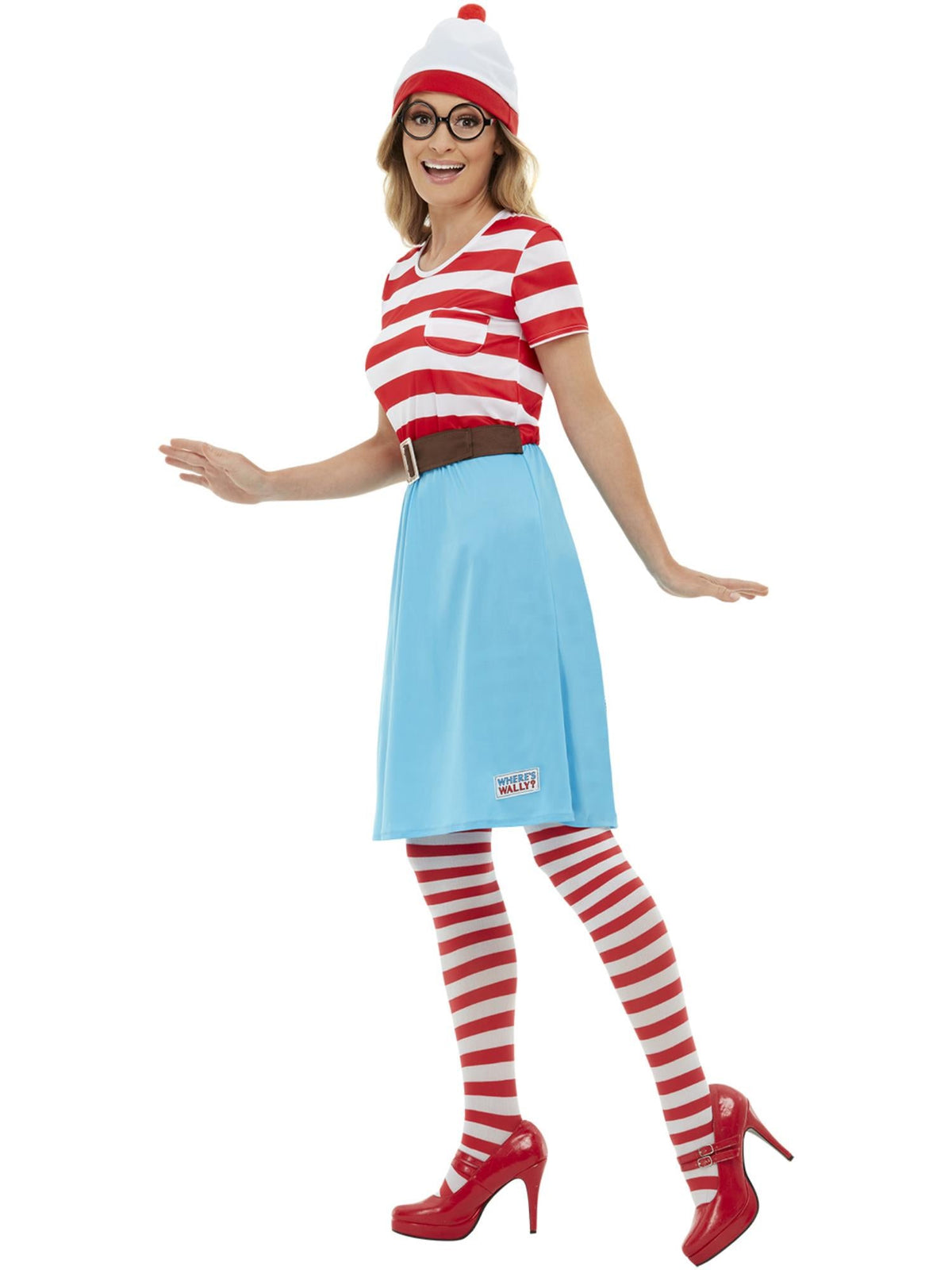 WHERE'S WALLY? WENDA COSTUME, ADULT - S - Back
