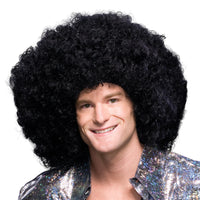 SUPER AFRO WIG BLACK - ADULT - Back