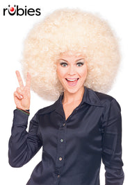 SUPER AFRO BLONDE WIG - Front