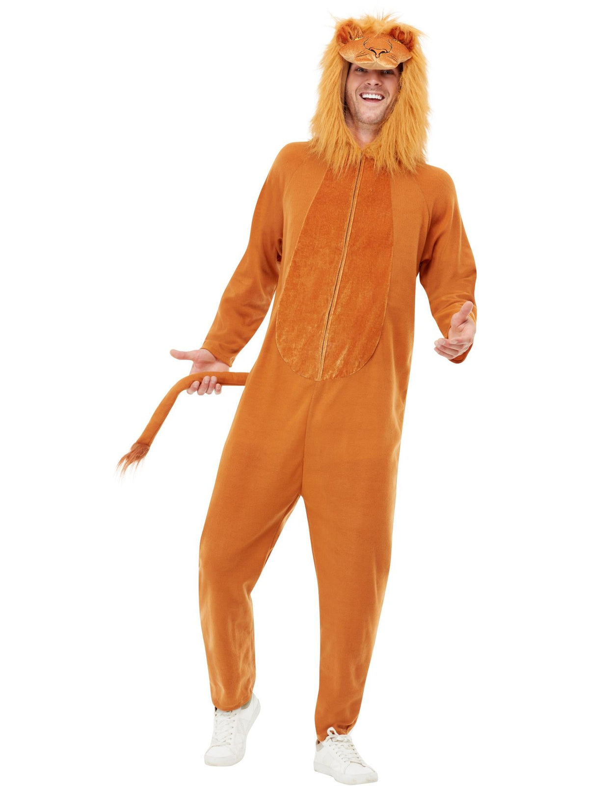 LION DELUXE COSTUME, ADULT - M - Packaging