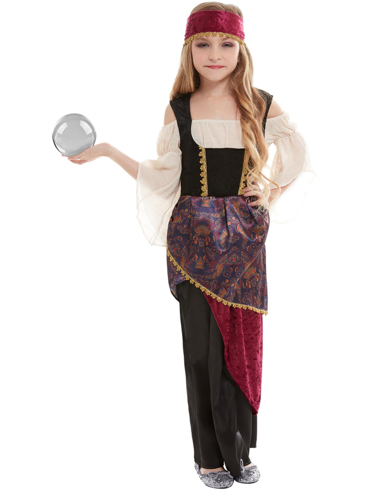 FORTUNE TELLER DELUXE COSTUME, CHILD - Side