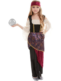 FORTUNE TELLER DELUXE COSTUME, CHILD - Side