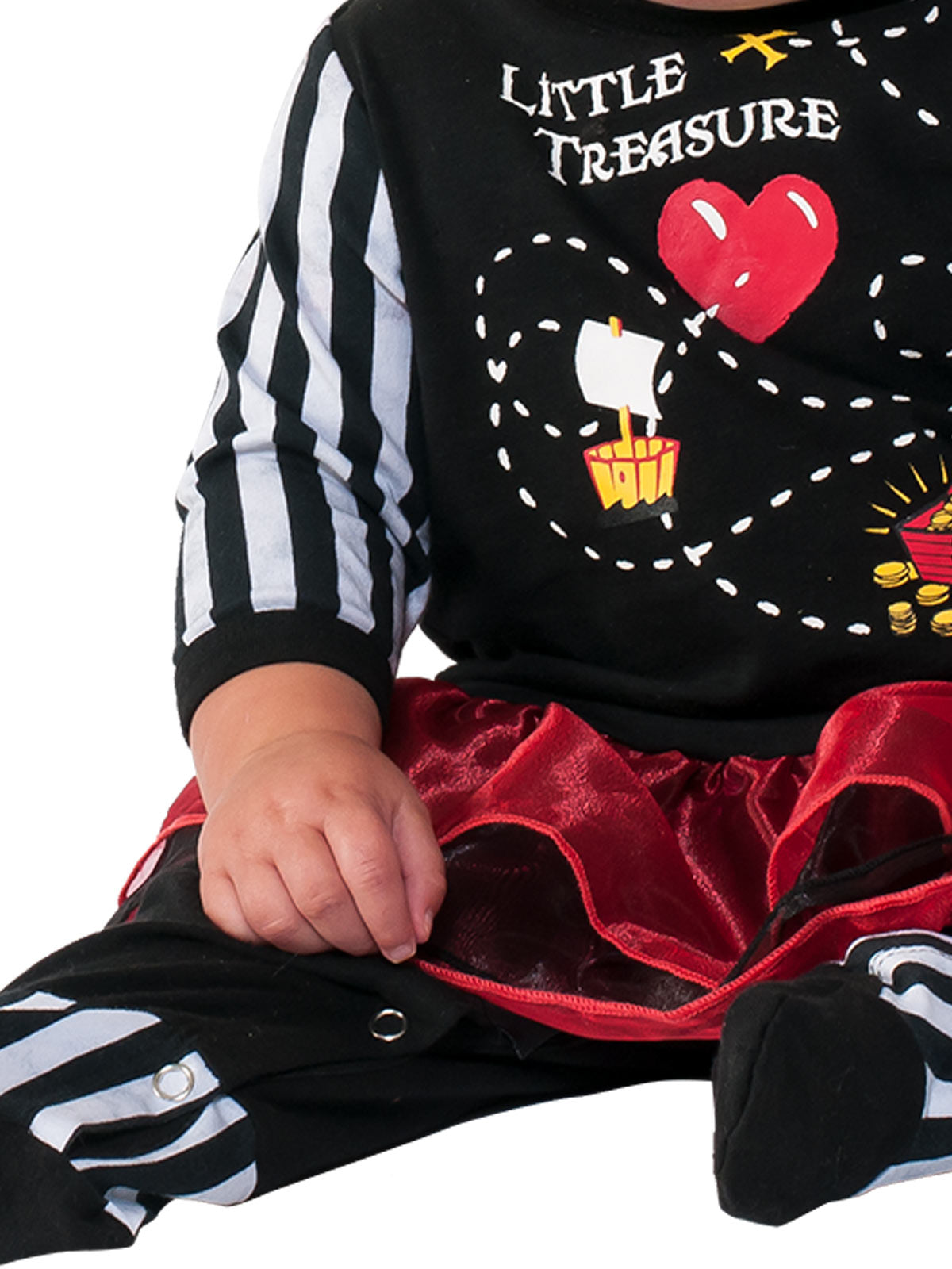 LITTLE TREASURE PIRATE COSTUME, BABY - INFANT - Side