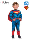 SUPERMAN MUSCLE CHEST COSTUME, CHILD - TODDLER - Front