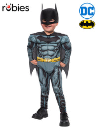 BATMAN MUSCLE CHEST COSTUME, CHILD - TODDLER - Front