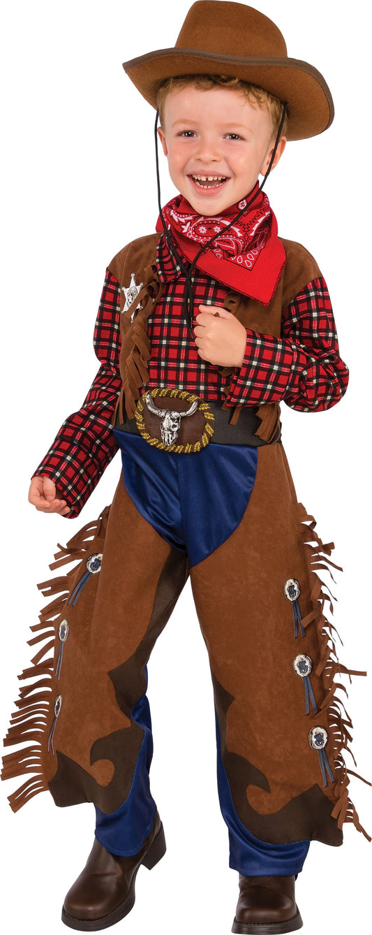 LITTLE WRANGLER COWBOY COSTUME, CHILD - Front