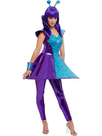 ALIEN LADY DELUXE COSTUME, ADULT - Packaging