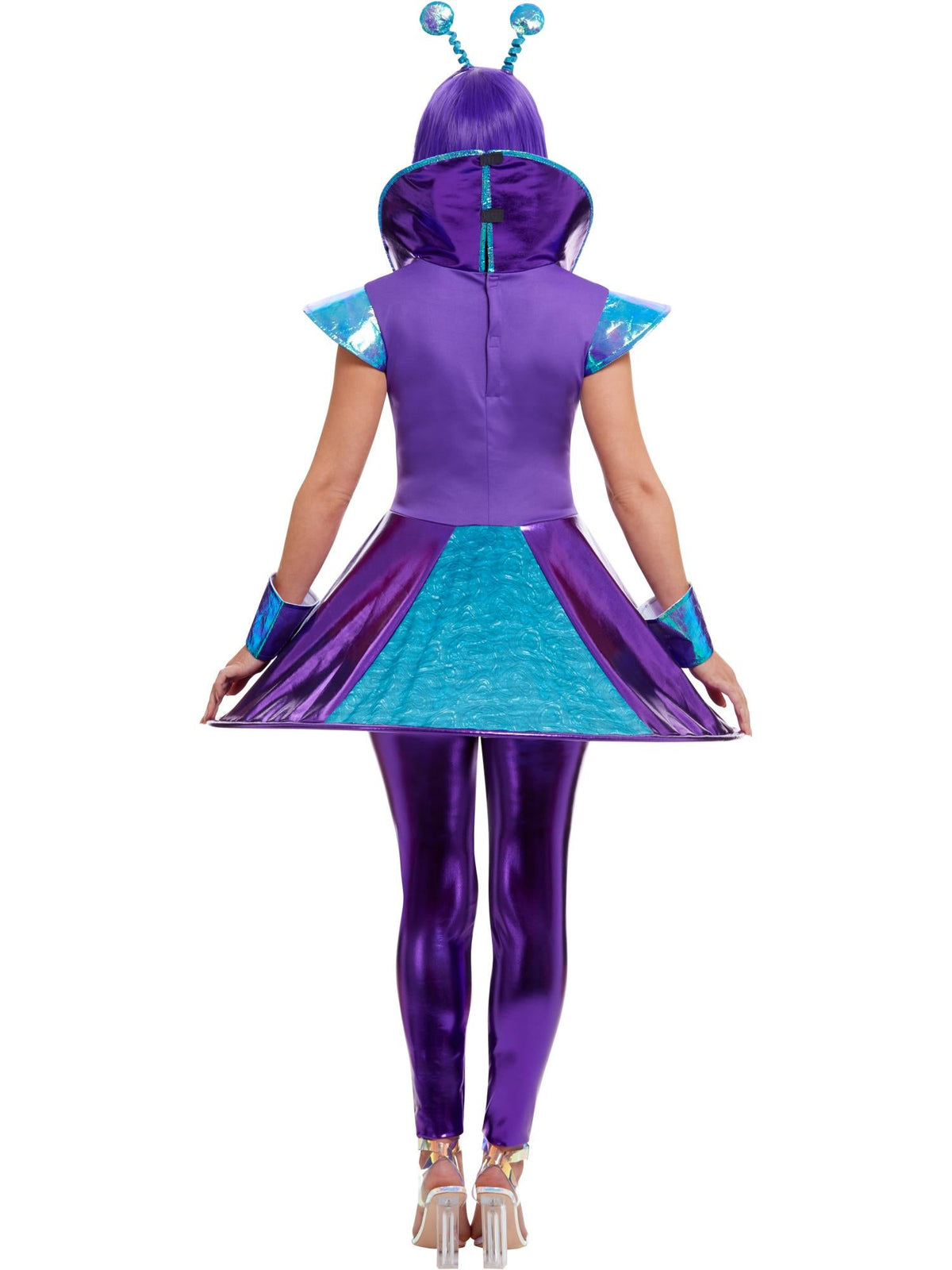 ALIEN LADY DELUXE COSTUME, ADULT - Side