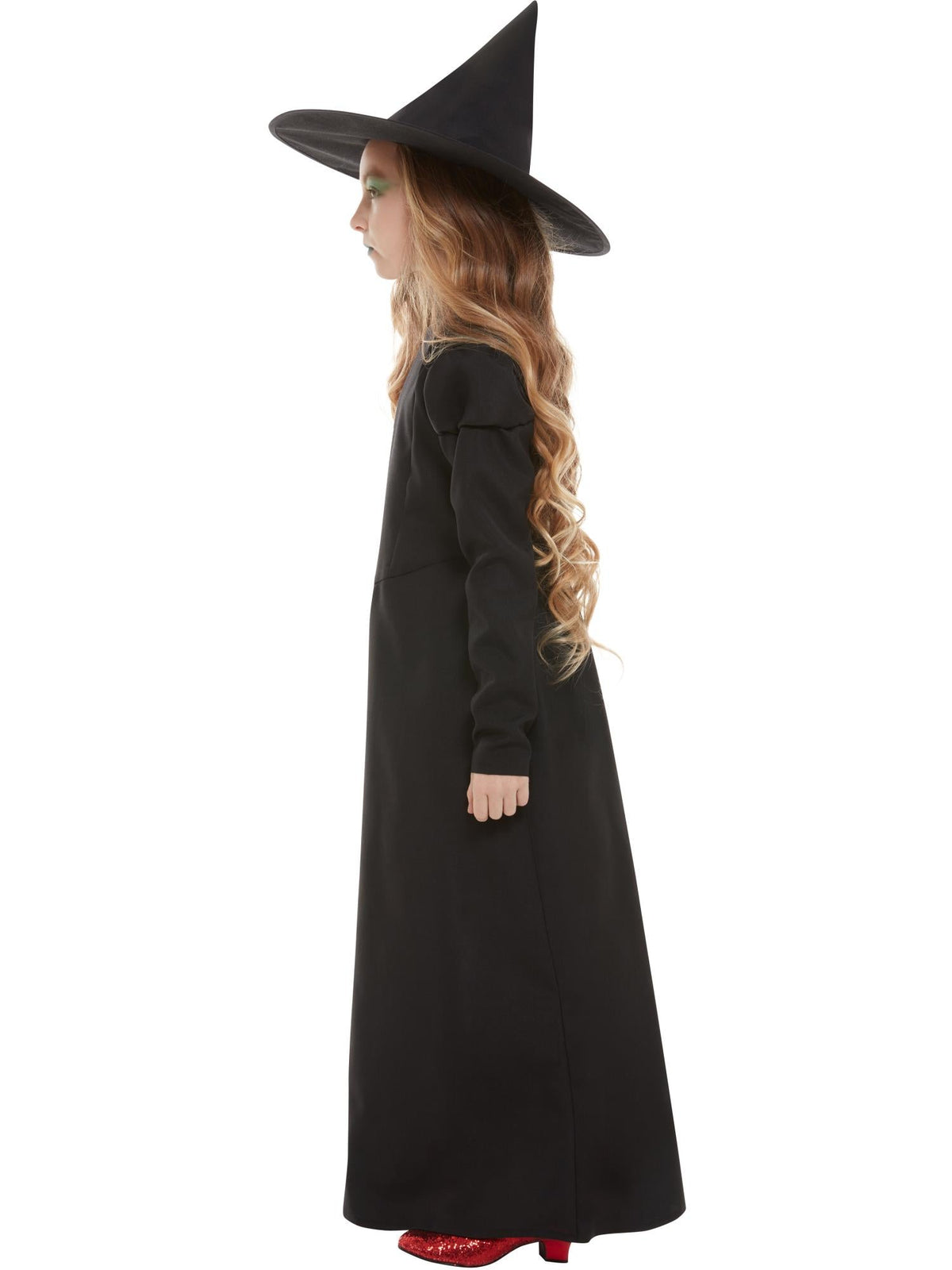 WICKED WITCH GIRL COSTUME, CHILD - S - Back