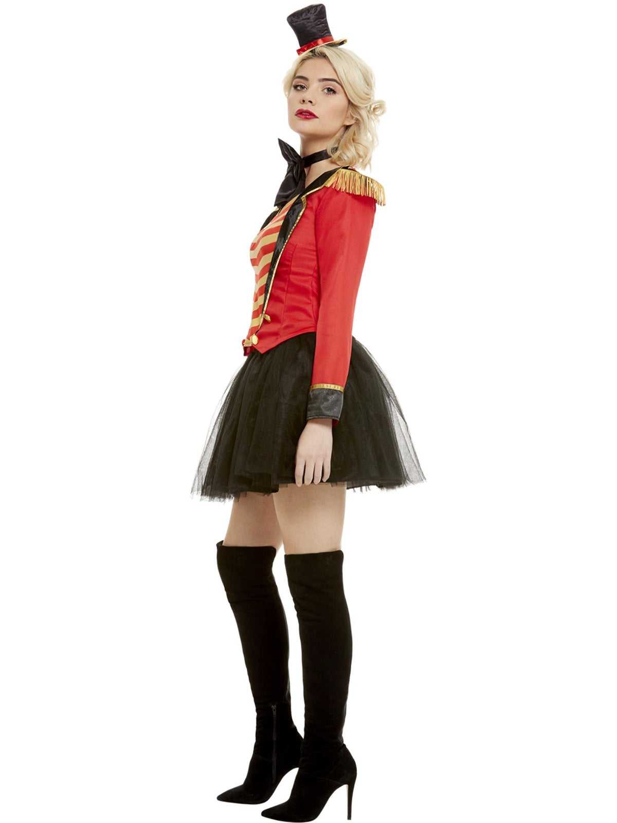 RINGMASTER LADY DELUXE COSTUME, ADULT - S - Back