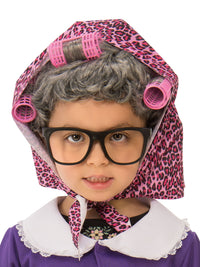 LITTLE OLD LADY COSTUME, CHILD - Back