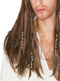 CARIBBEAN PIRATE WIG - ADULT - Side