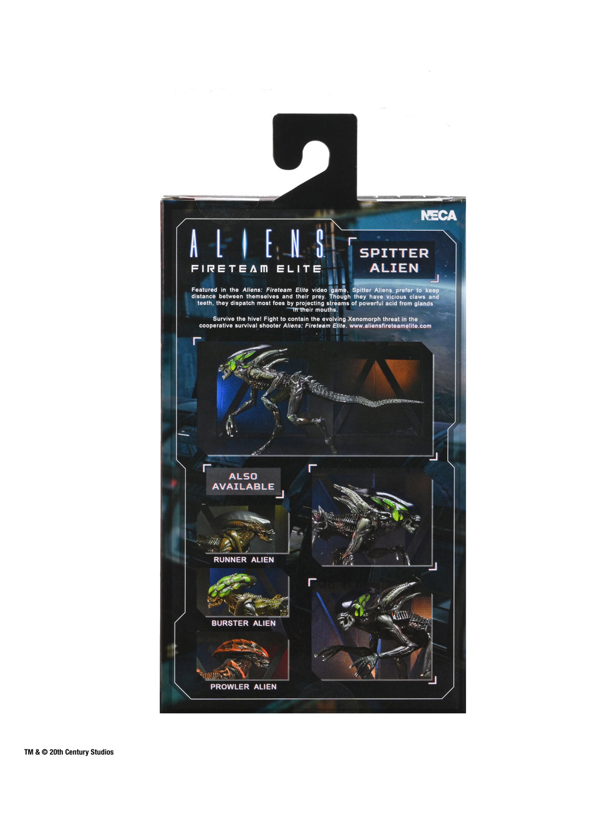 ALIENS FIRETEAM ELITE SPITTER 7" ACTION FIGURE - Packaging