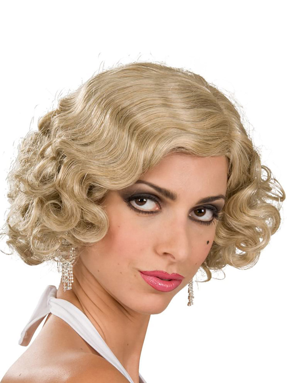 BLONDE FLAPPER WIG - ADULT - Back