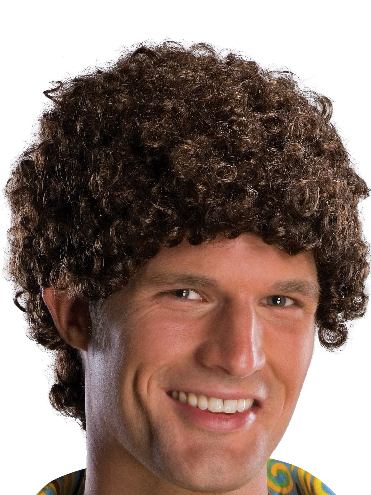 BRUNETTE TIGHT AFRO WIG - ADULT - Back
