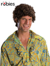BRUNETTE TIGHT AFRO WIG - ADULT - Front