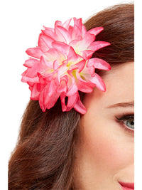 HAWAIIAN FLOWER HAIR CLIP - Front