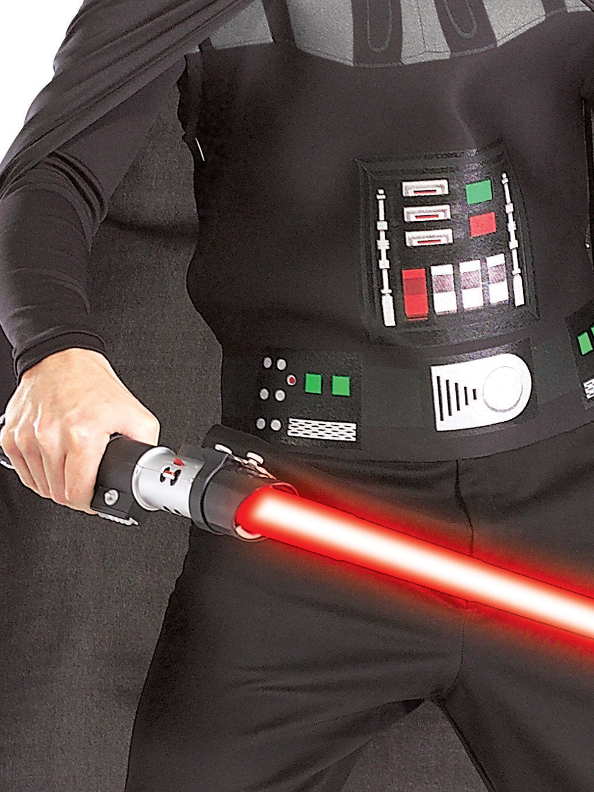 DARTH VADER COSTUME WITH  LIGHTSABER, ADULT - STD - Side