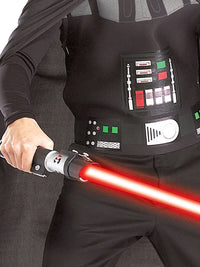 DARTH VADER COSTUME WITH  LIGHTSABER, ADULT - STD - Side