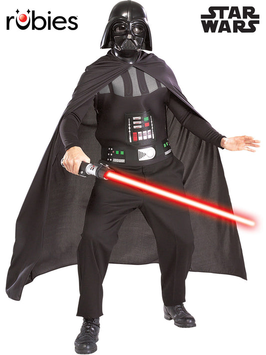 DARTH VADER COSTUME WITH  LIGHTSABER, ADULT - STD - Front
