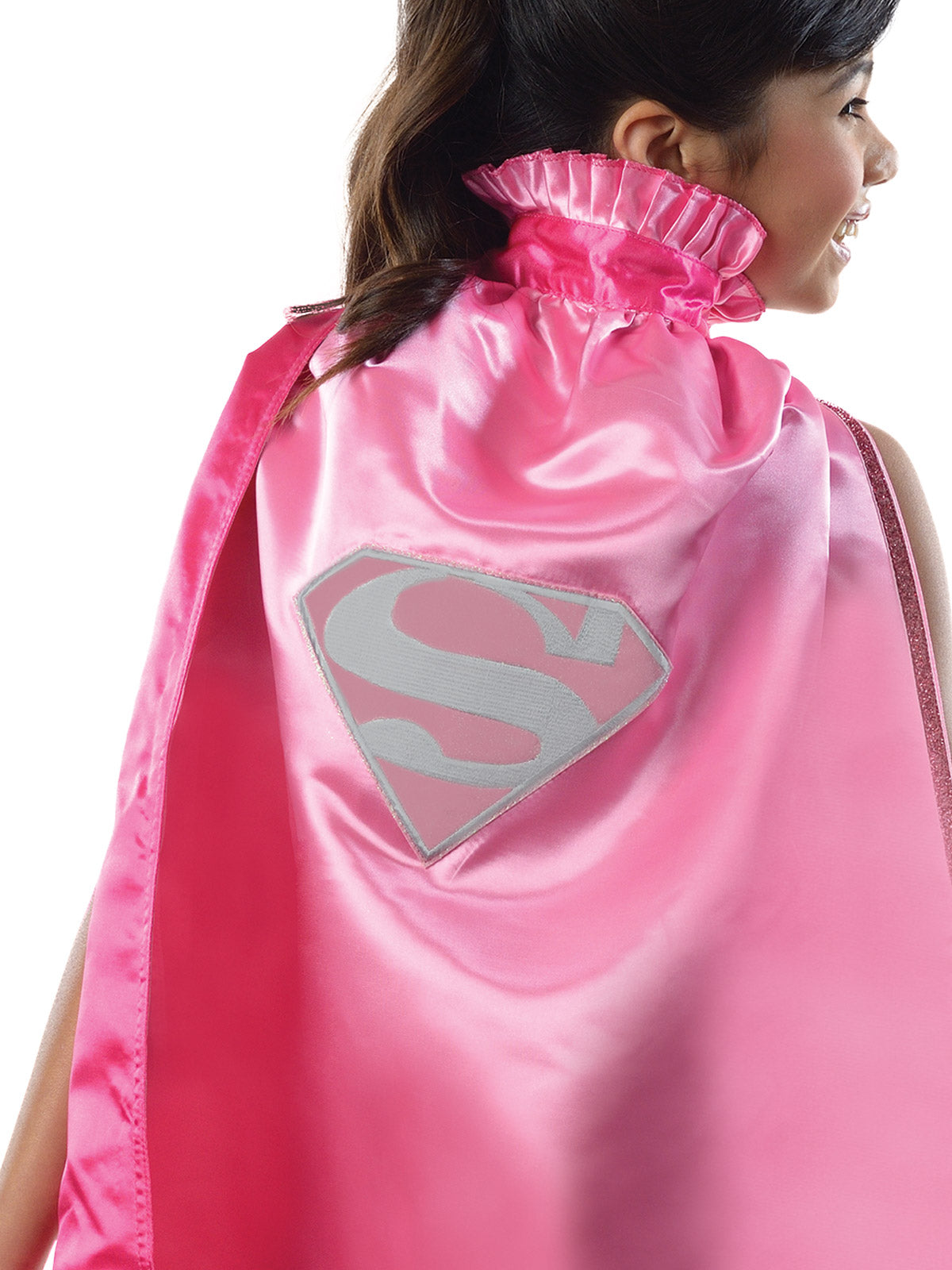 SUPERGIRL DC PINK CAPE, CHILD - 6 Plus - Back
