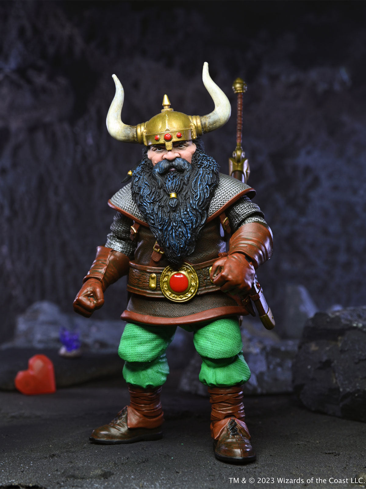 DUNGEONS &amp; DRAGONS- ULTIMATE ELKHORN THE GOOD DWARF FIGHTER - Back