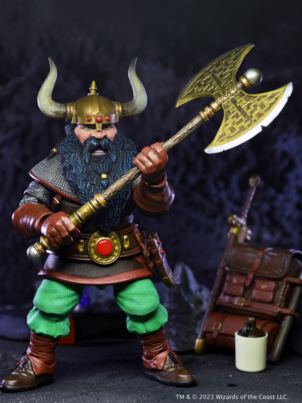 DUNGEONS &amp; DRAGONS- ULTIMATE ELKHORN THE GOOD DWARF FIGHTER - Packaging