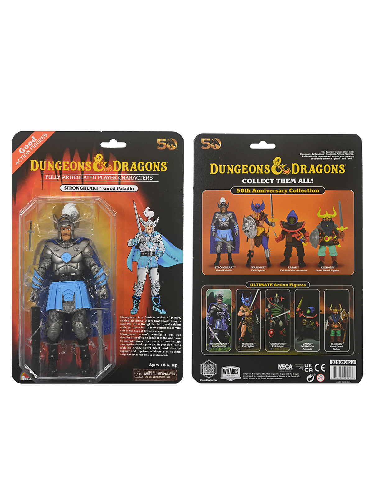 DUNGEONS &amp; DRAGONS STRONGHEART 7" SCALE ACTION FIGURE 50TH ANNIVERSARY EDITION - Packaging