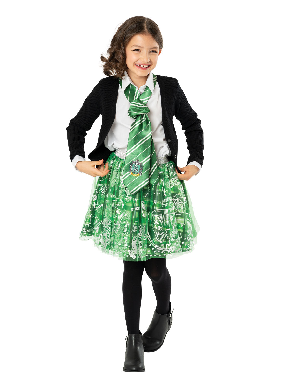 SLYTHERIN TUTU SKIRT, CHILD - 9-10 YRS - Back