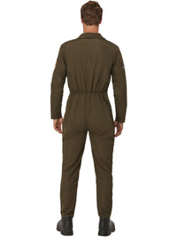 TOP GUN MAVERICK MEN'S AVIATOR COSTUME, GREEN - L - Packaging