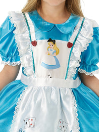 ALICE IN WONDERLAND DELUXE COSTUME, CHILD - Back