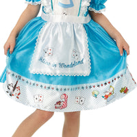 ALICE IN WONDERLAND DELUXE COSTUME, CHILD - Side