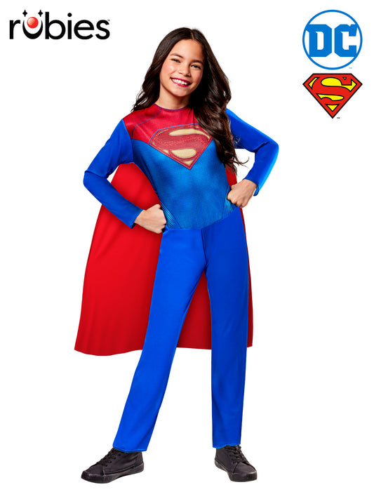 SUPERGIRL PANTS COSTUME - SIZE 4-6 - Front