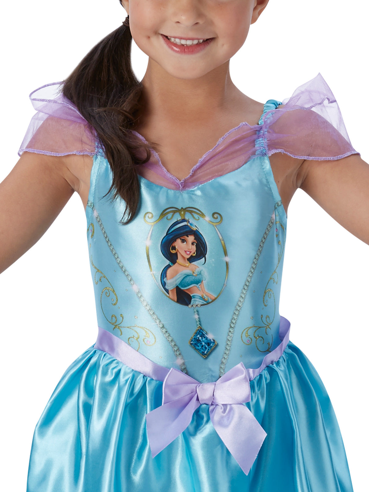JASMINE CLASSIC COSTUME, CHILD - 4-6 YRS - Back