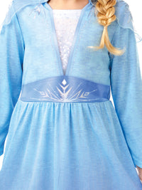 ELSA FROZEN 2 COSTUME, SIZE 6-8 - Back