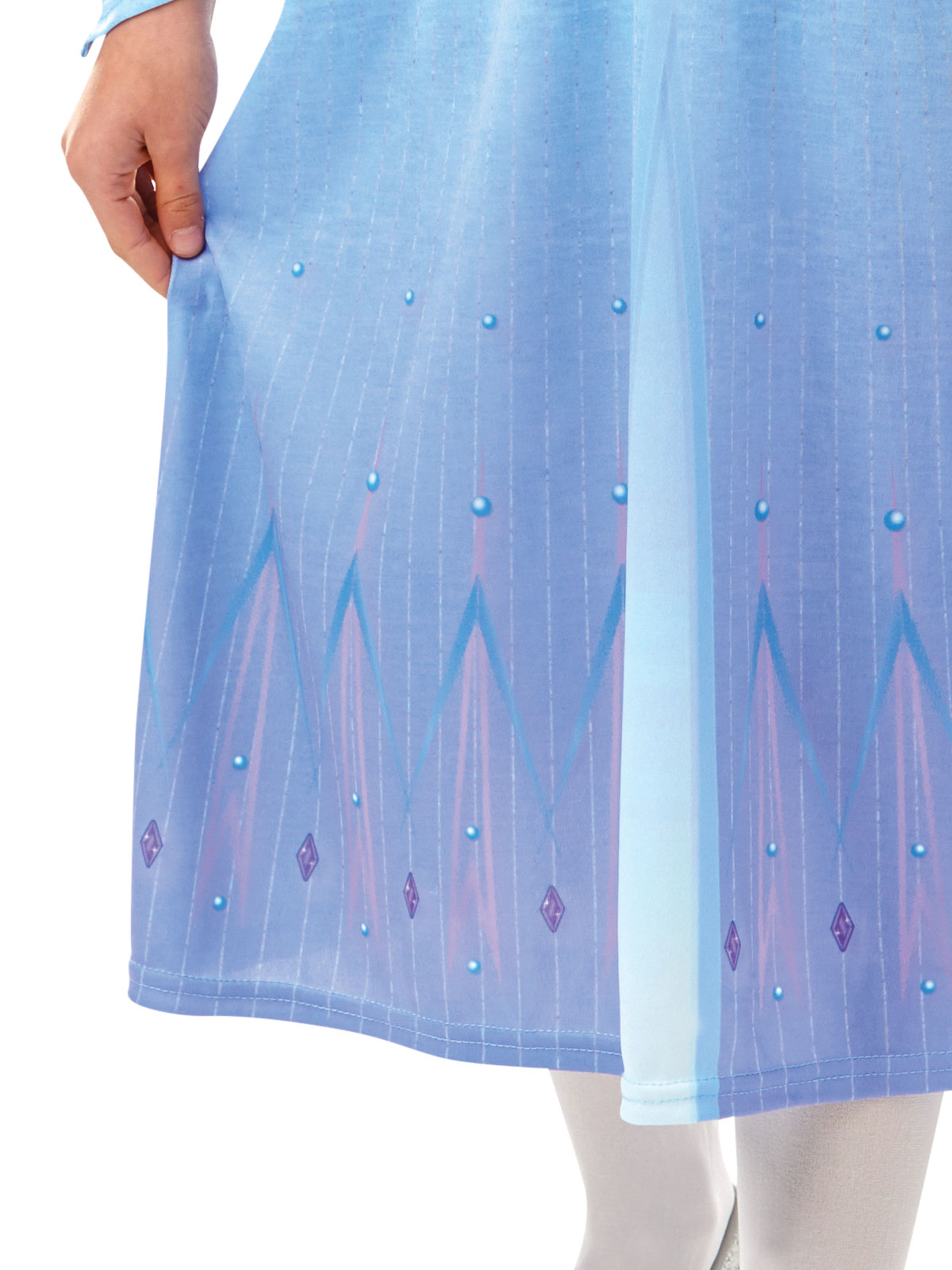 ELSA FROZEN 2 COSTUME, SIZE 6-8 - Side
