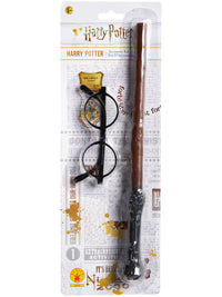 HARRY POTTER WAND AND GLASSES KIT, CHILD - 6 Plus