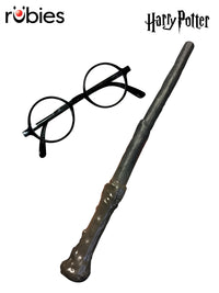 HARRY POTTER WAND AND GLASSES KIT, CHILD - 6 Plus - Front