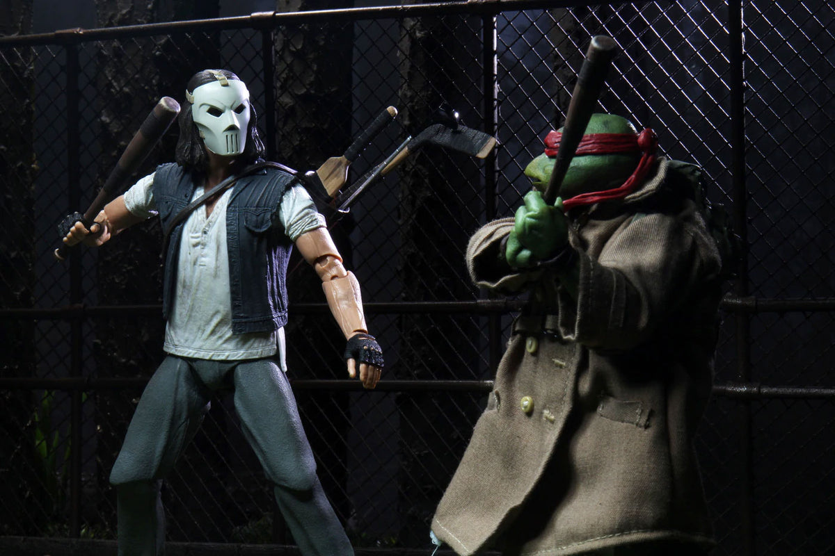 CASEY JONES &amp; RAPHAEL TMNT DISGUISE 2 - 7" ACTION FIGURE - Back