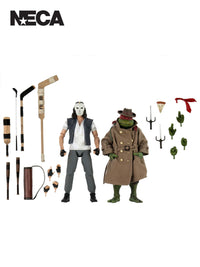 CASEY JONES &amp; RAPHAEL TMNT DISGUISE 2 - 7" ACTION FIGURE - Front