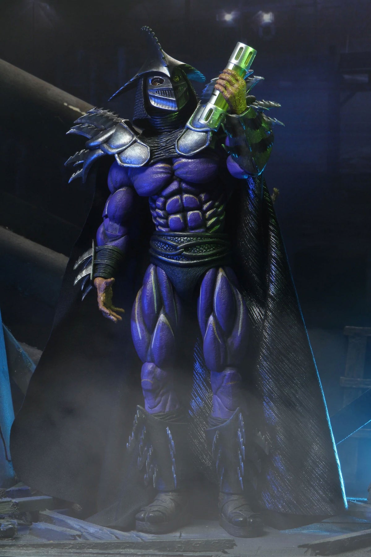 SUPER SHREDDER DELUXE TMNT (1990) - 7" SCALE ACTION FIGURE - Side