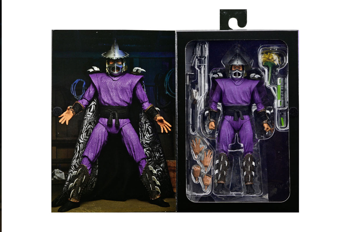 TMNT 2 - SHREDDER SECRET OF THE OOZE 7" ACTION FIGURE - Packaging