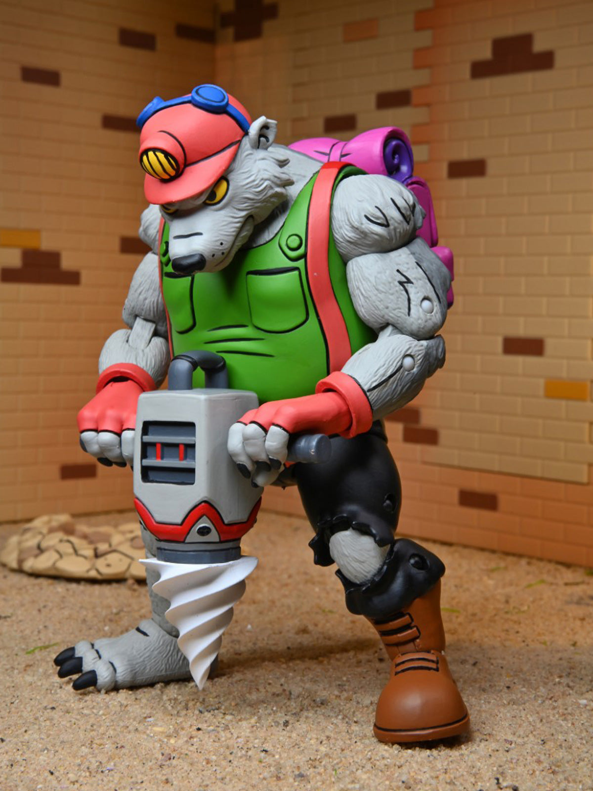 TMNT DIRTBAG AND GROUNDCHUCK (CARTOON) 7" FIGURES - 2 PK - Packaging