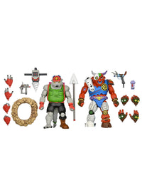 TMNT DIRTBAG AND GROUNDCHUCK (CARTOON) 7" FIGURES - 2 PK - Back