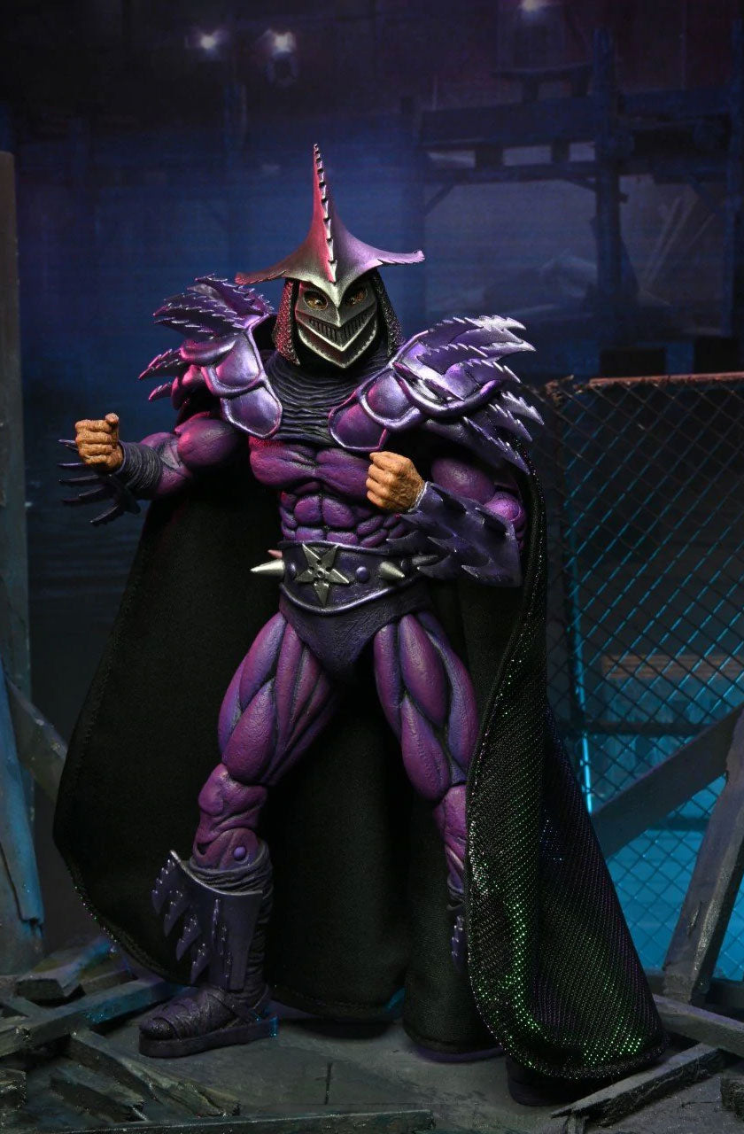 SUPER SHREDDER DELUXE TMNT (1990) - 7" SCALE ACTION FIGURE - Packaging