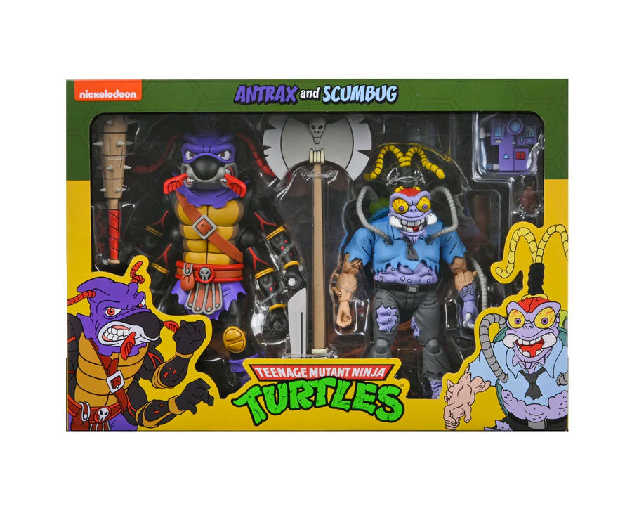TMNT ANTRAX &amp; SCUMBUG 2 PACK 7" SCALE ACTION FIGURES