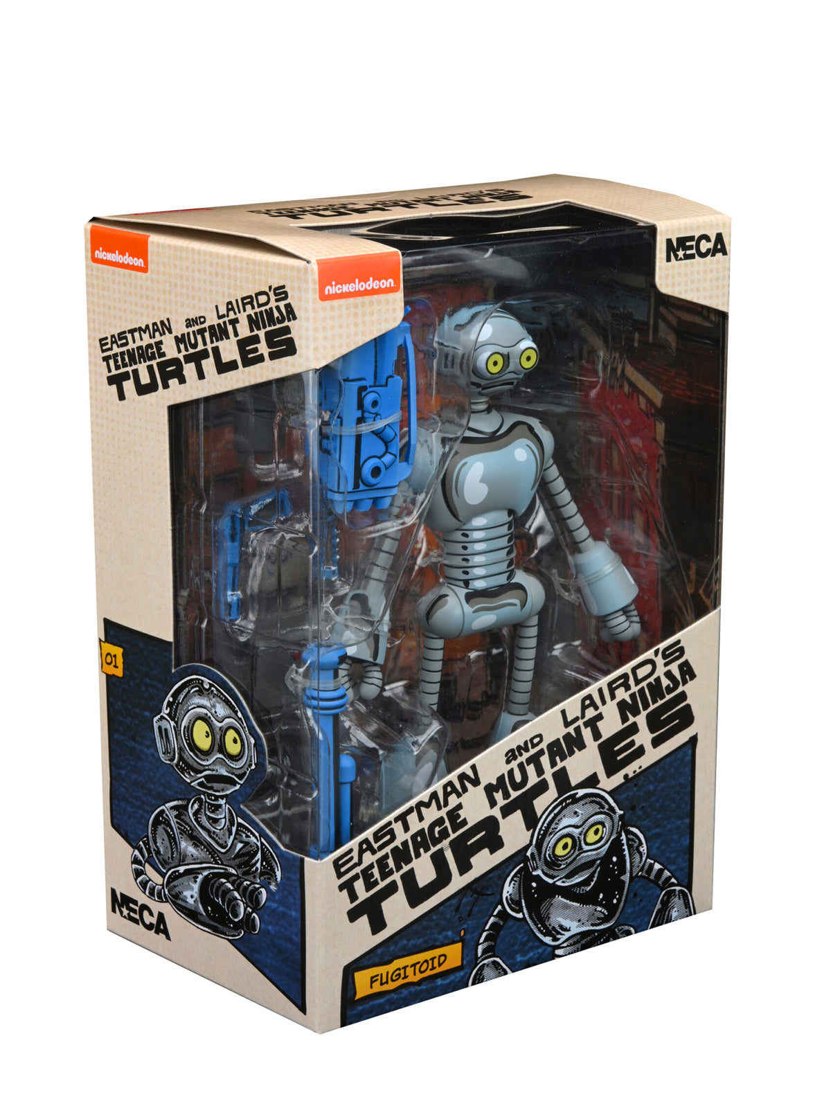 TMNT FUGITOID FIGURE MIRAGE COMICS 7" ACTION FIGURE - Packaging