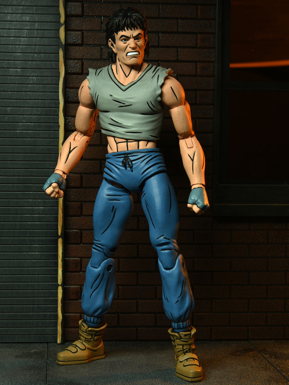 TMNT CASEY JONES MIRAGE COMICS 7" ACTION FIGURE - Side