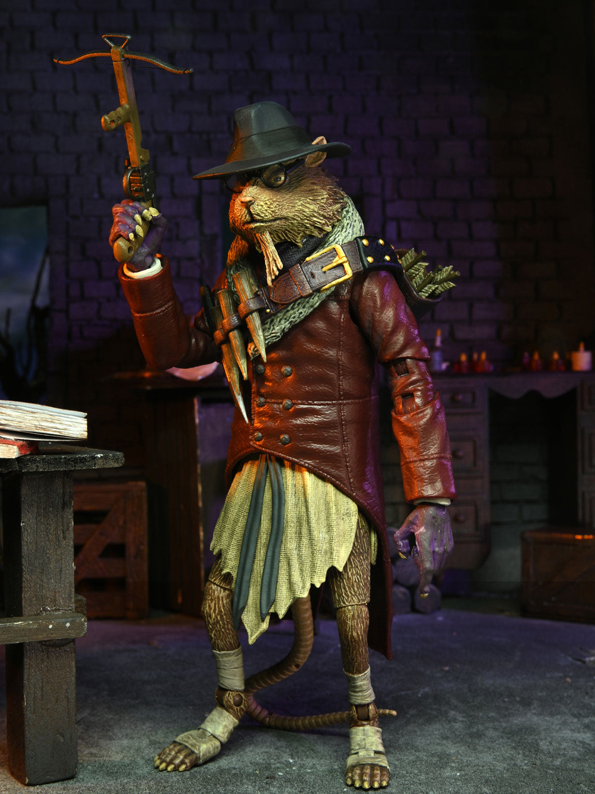 TMNT SPLINTER AS VAN HELSING UNI. MONSTER X 7" ACTION FIGURE