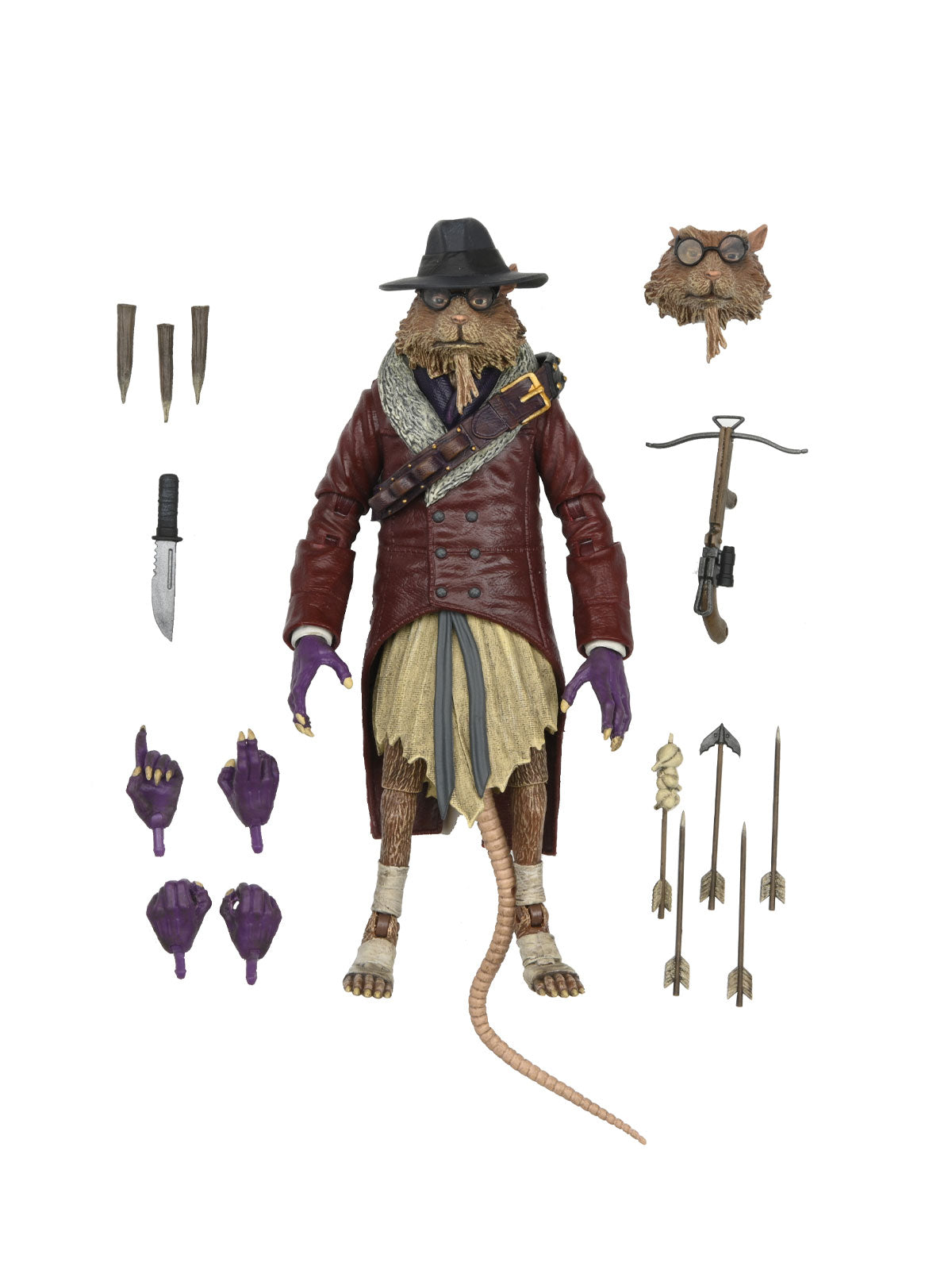 TMNT SPLINTER AS VAN HELSING UNI. MONSTER X 7" ACTION FIGURE - Back